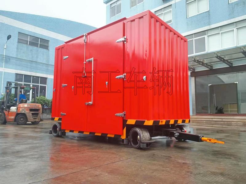 3吨双牵引箱式安博（中国） 无动力叉车牵引工具拖车