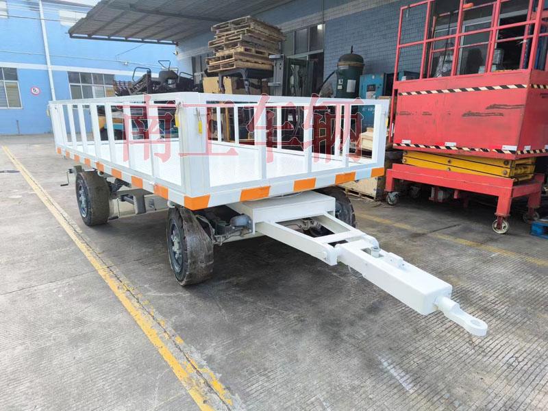 3吨安博（中国）牵引工具拖车 带护栏减震刹车功能